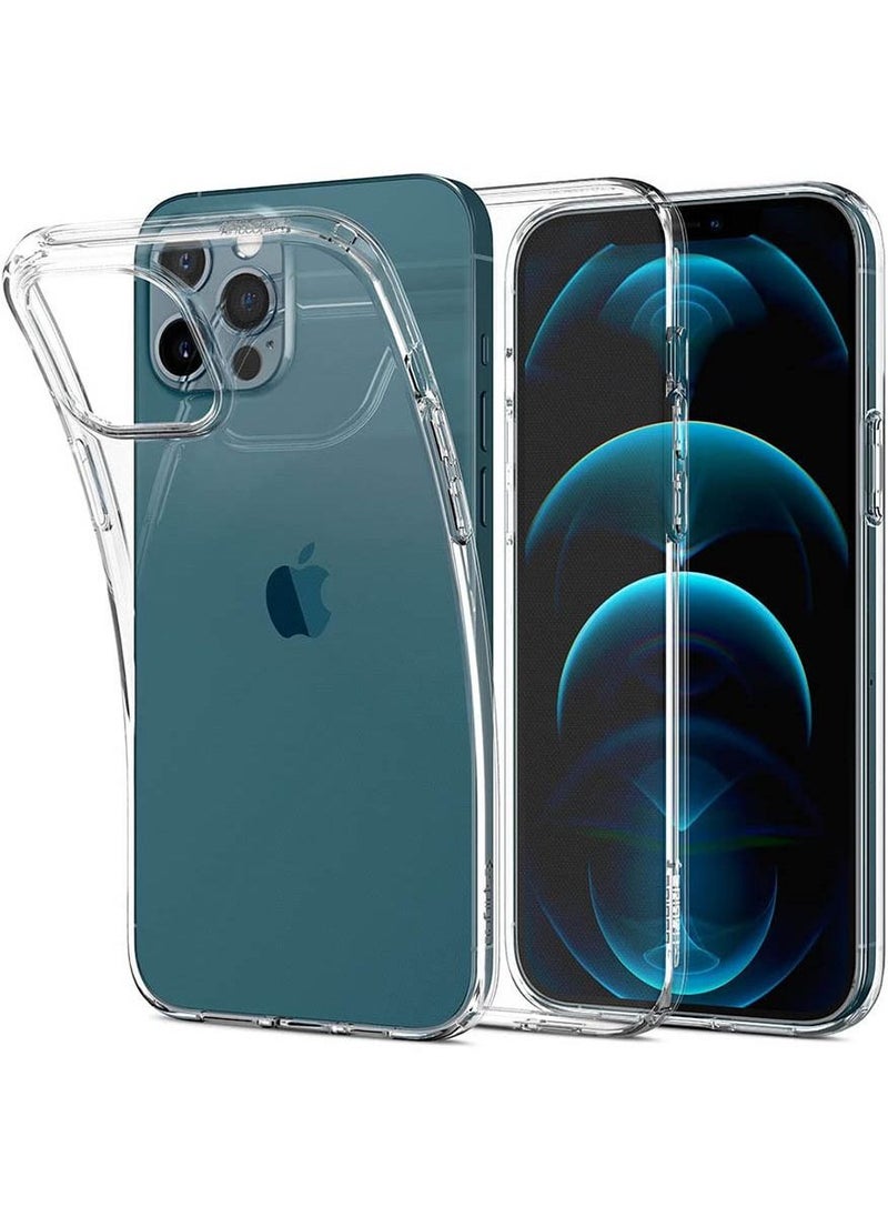 Spigen غطاء كريستال فليكس لهاتف آيفون 12 برو ماكس - شفاف  - Image 1
