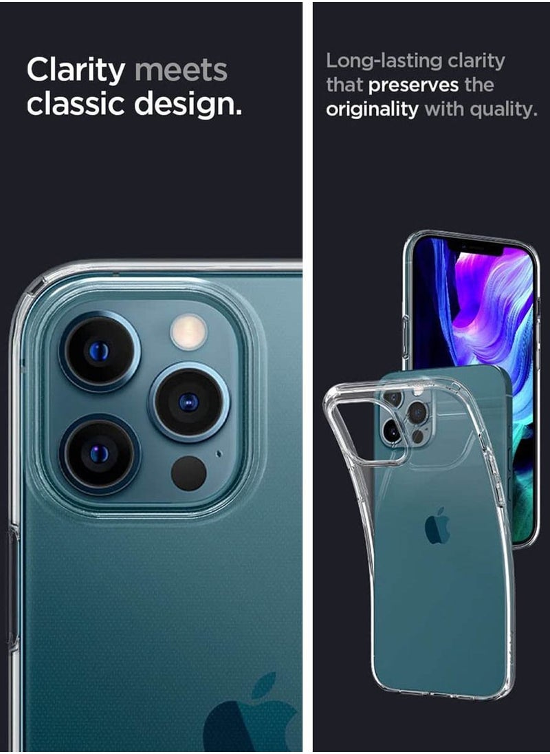 Spigen غطاء كريستال فليكس لهاتف آيفون 12 برو ماكس - شفاف  - Image 2