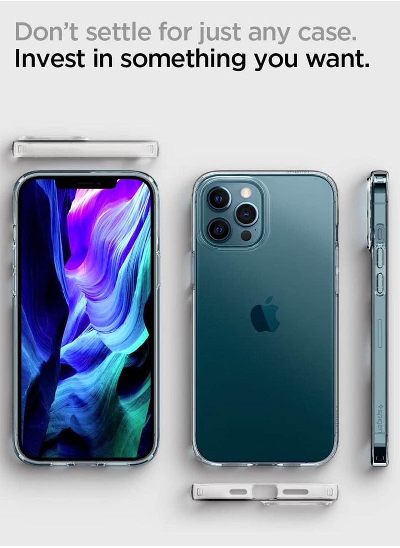 Spigen غطاء كريستال فليكس لهاتف آيفون 12 برو ماكس - شفاف  - Image 5