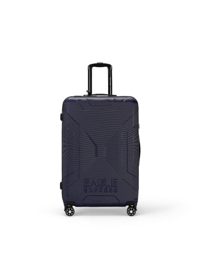 Eagle Express Expedition 28-Inch Hard Trolley - Navy Blue - High Quality ABS - Free Protective Cover - 1-Year Warranty - Image 1