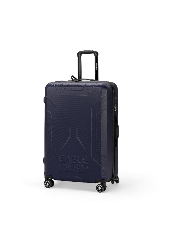 Eagle Express Expedition 28-Inch Hard Trolley - Navy Blue - High Quality ABS - Free Protective Cover - 1-Year Warranty - Image 2