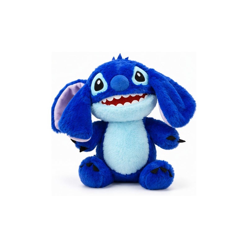 Disney Stitch Plush Toy, Blue Stuffed Character Figure for Kids - Image 2