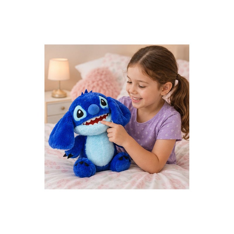 Disney Stitch Plush Toy, Blue Stuffed Character Figure for Kids - Image 4