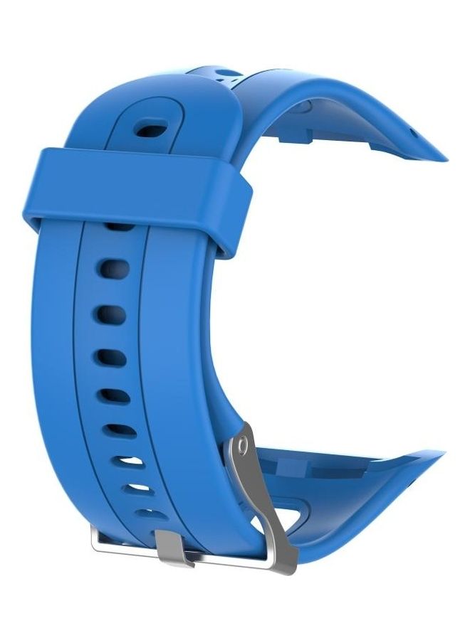 NIBEMINENT Silicone Wrist Strap Watchband for Garmin Forerunner 10/15 Watch Blue - Image 2