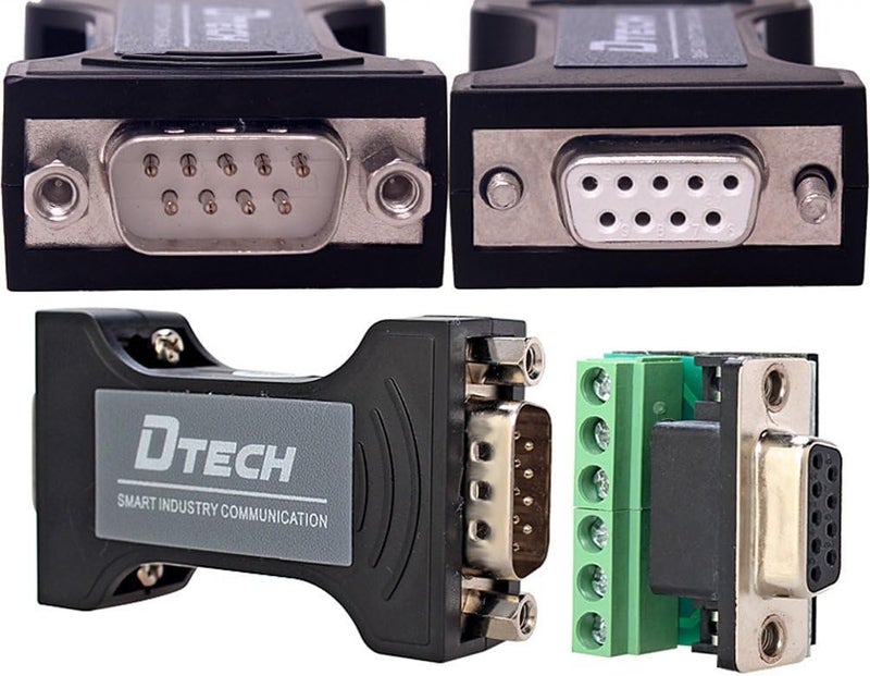DTECH RS232 to RS485 RS422 Serial Communication Data Converter Adapter Mini-Size - Image 4