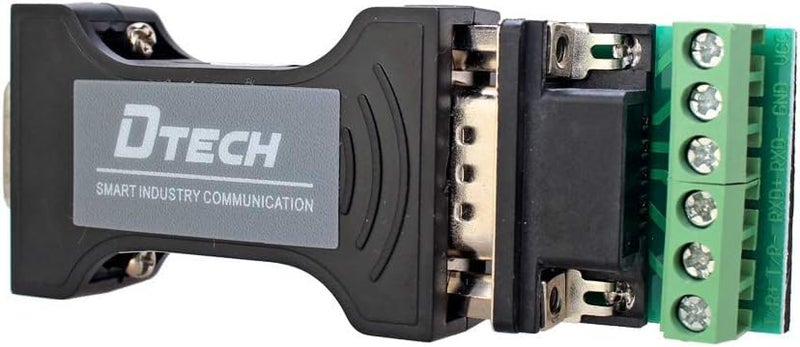 DTECH RS232 to RS485 RS422 Serial Communication Data Converter Adapter Mini-Size - Image 1
