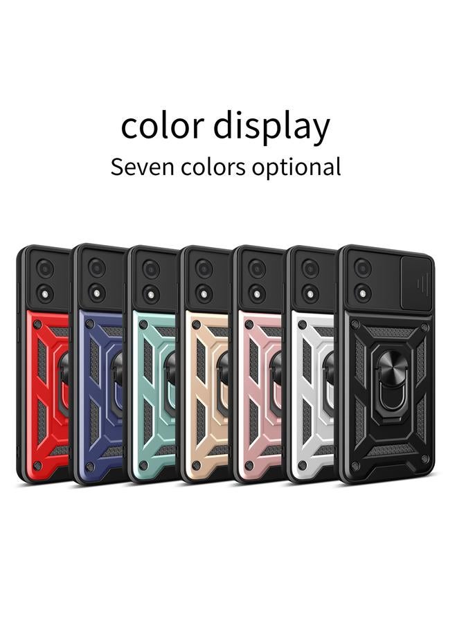 S-TOP Case For Motorola Moto E13 4G Sliding Camera Cover Design TPU+PC Phone Case - Image 2