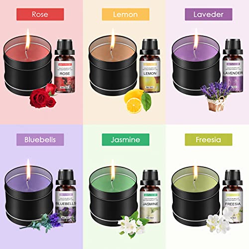 Haccah Complete Candle Making Kit with Wax Melter, Making Supplies,DIY Arts&Crafts Gift for Kids,Beginners,Adults,Including 500w Electronic Stove,Wicks,Rich Scents,Dyes,Melting Pot,Candle tins - Image 5