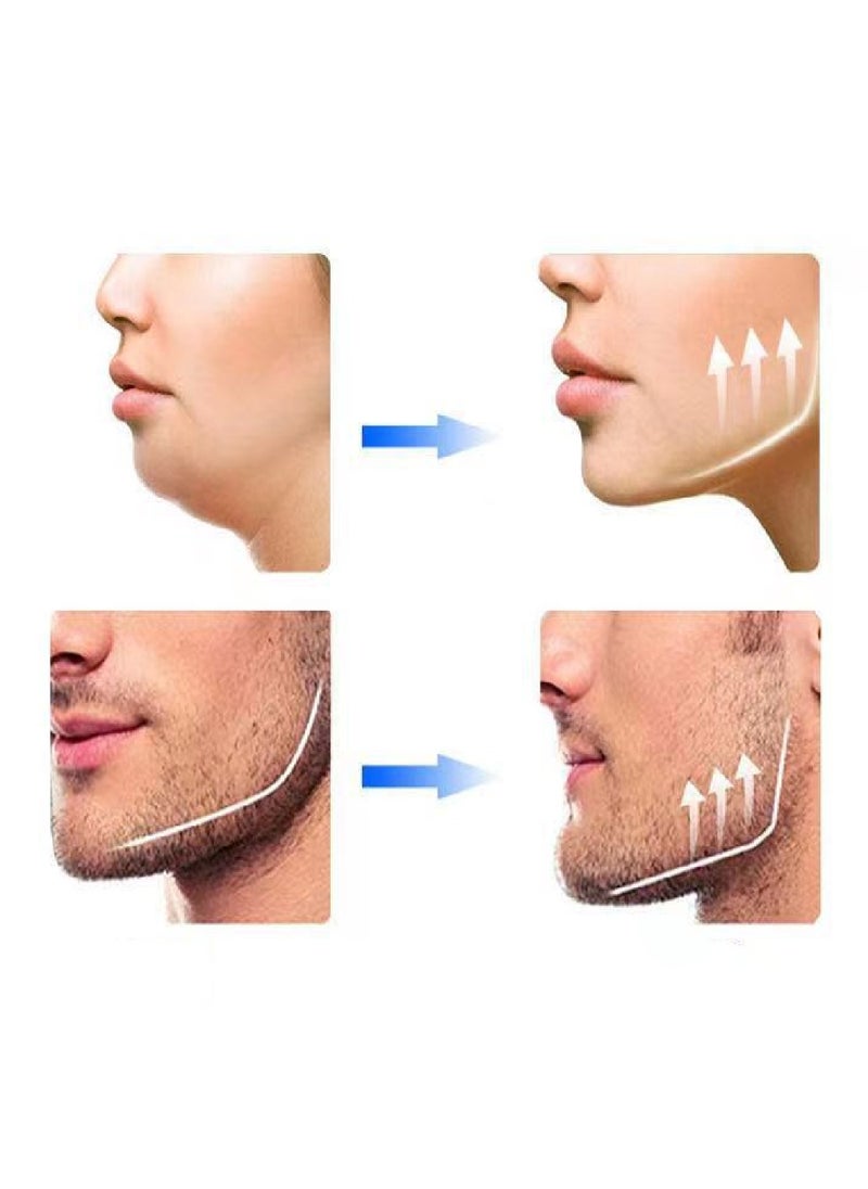 Generic - Jaw Muscle Trainer for Men and Women Facial Muscle Chewer Tightening Jaw Trainer Black, Jaw Shaper Slim And Shape Your Neck - Image 1
