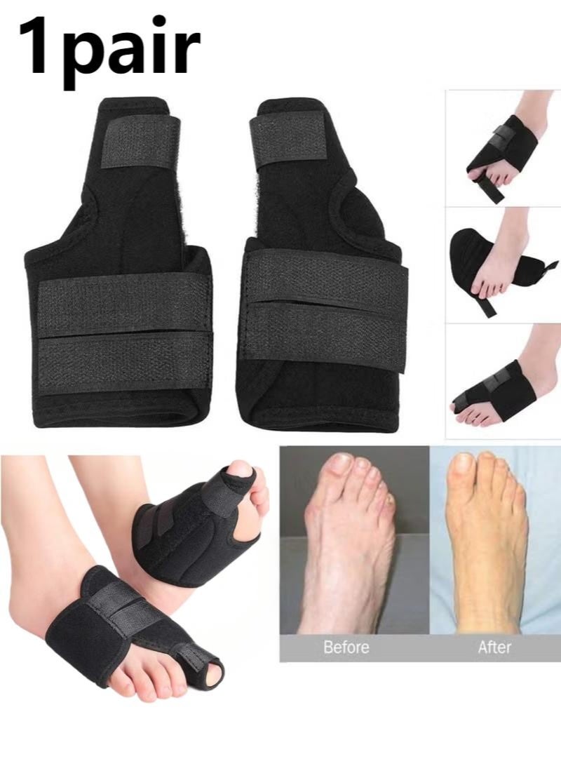زوج واحد من مصحح إبهام القدم، مسكن للألم، يسمح بمرور الهواء، جبيرة إصبع القدم الكبير، مصحح إبهام القدم الأروح، مسكن لآلام القدم، المقاس (37-42 (متوسط)) - Image 1