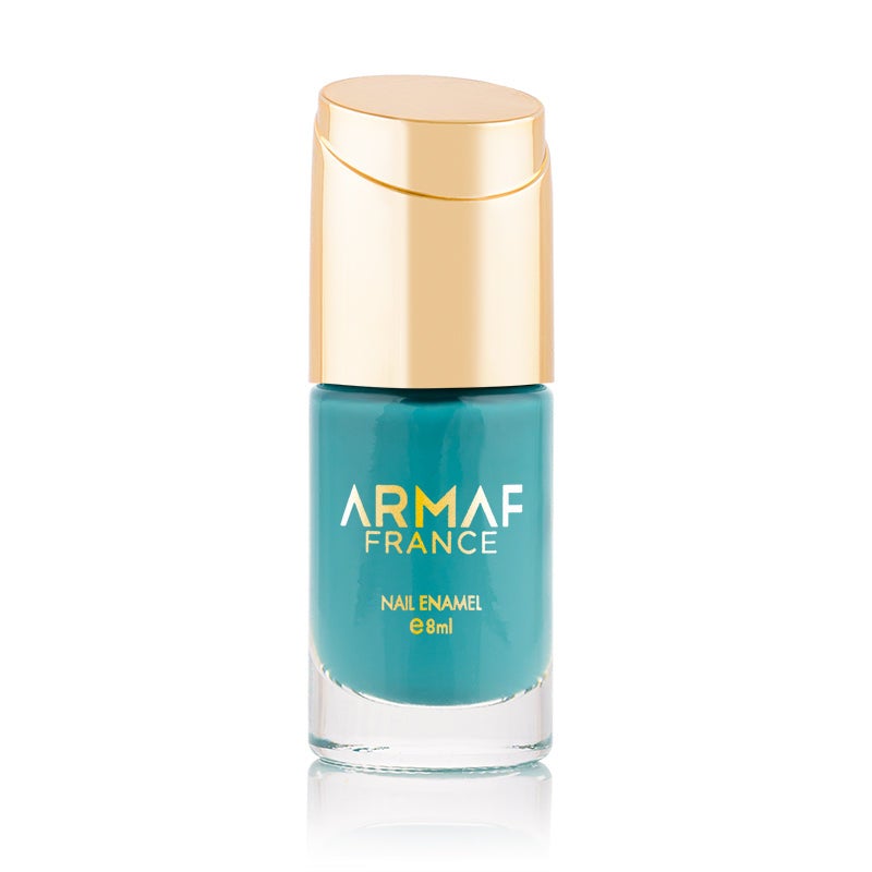 Armaf France Glitter Nail Enamel 8ml, Ocean Breeze, Long Lasting Nail Polish, Shimmer Finish High Shine, Quick Dry Resistant Nail Colour, Long Lasting, Lightweight & Non Sticky, Best For Every Outfit
