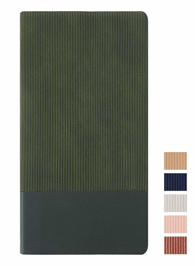 TSFPapier Dotted Ruling Journal Notebook A5 80 Sheets / 160 Pages 100 GSM Thick Paper Hardcover Leather Journal Notebook for Women Men Work Office School Writing,5.79"x8.27" Dark Green - Image 1