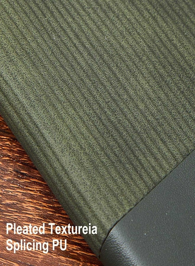 TSFPapier Dotted Ruling Journal Notebook A5 80 Sheets / 160 Pages 100 GSM Thick Paper Hardcover Leather Journal Notebook for Women Men Work Office School Writing,5.79"x8.27" Dark Green - Image 4