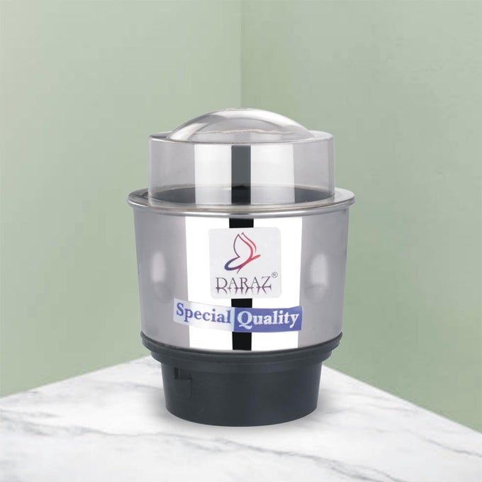 REGULAR MIXER JAR ONLY GRINDER CHUTNEY JAR WITH LID 04 LITER SILVER