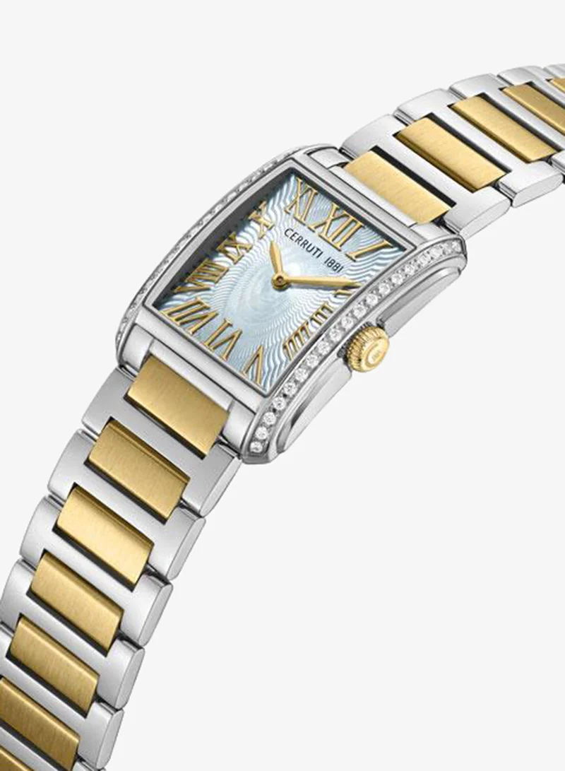 CERRUTI 1881 Rendena 24.5mm White Mother-of-pearl Dial Quartz Analog Watch For Women