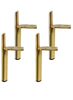 WCKART WCKART Furniture Legs Metal Golden 15cm 6inch Cabinet Legs Coffee Table Leg Support Legs Bedside Cabinet Legs TV Cabinet Sofa Legs  - Image 5