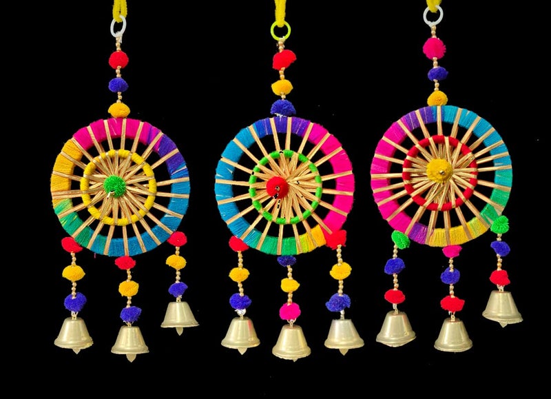 3A Featuretail Golden Metal Bells Used for DIY Crafts and Festive Decoration (Golden 4Cm, Set of 50pc) - Image 4