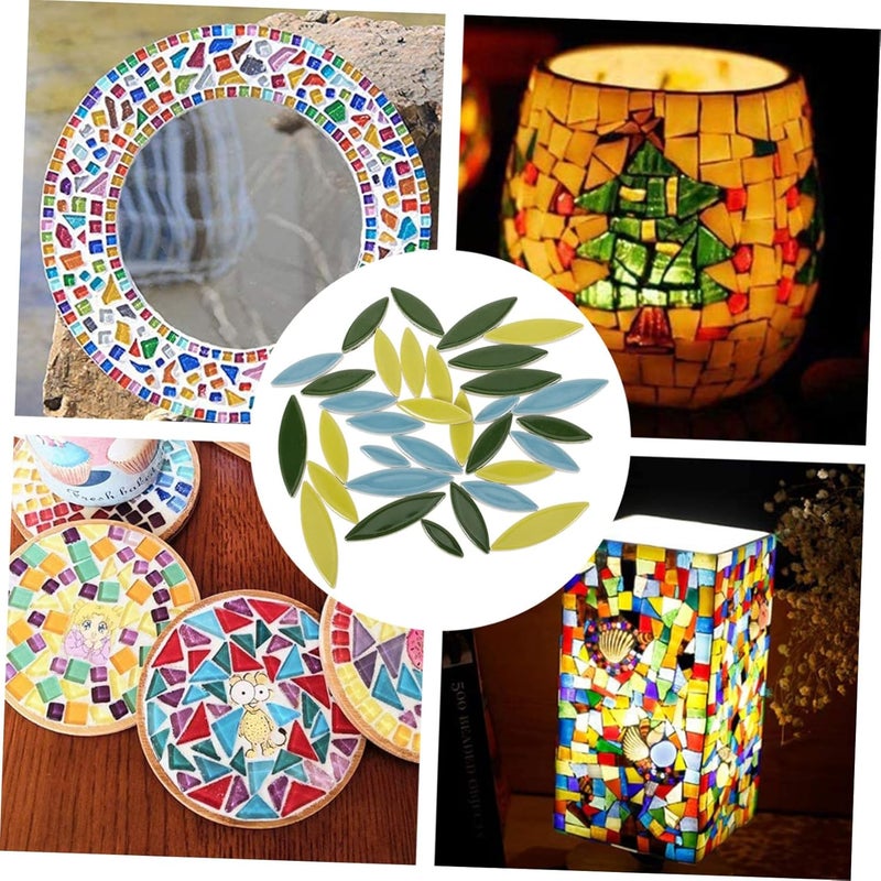 Delicate Ceramic Mosaic Tiles DIY Craft Supplies Irregular Colorful Ceramic Sheets for Flowerpot Garden Projects Decorative Tiles for Handmade Art - Image 3