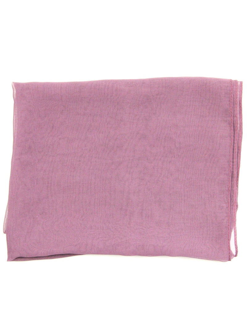 PANTONIGHT Long Chiffon Sheer Scarf For womens (070 plain purple) - Image 5
