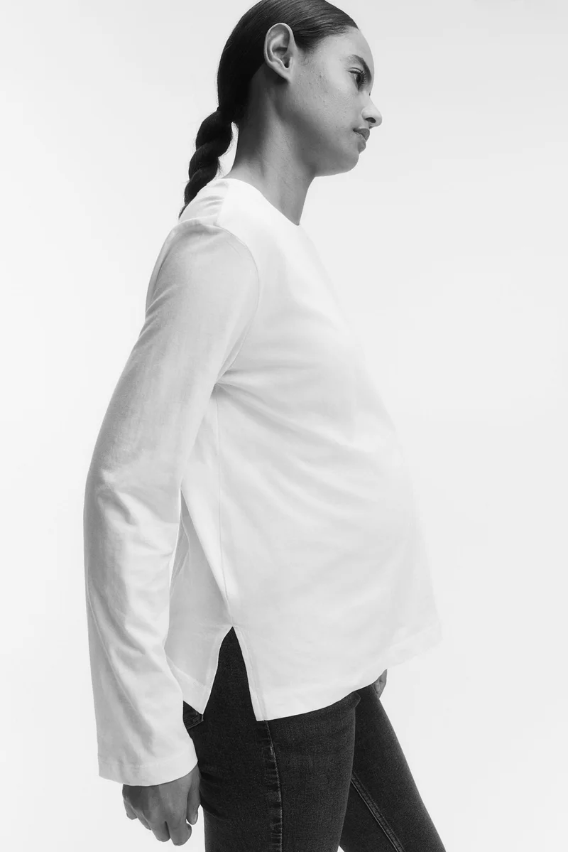 اتش اند ام بلوزة ماما من قطن الجيرسيه