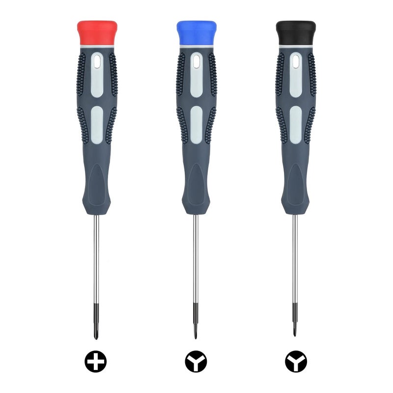 Triwing Screwdriver Set for Nintendo Switch Professional Nintendo Switch Screwdriver Repair Kit Y Shaped Tip Cross Shaped Wing Magnetic Screwdrivers Compatible with NS Switch Controls video game