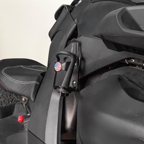 BAKAFOH Driver Right Side Mount Adjustable Drink Cup Holder Kit for Can Am Ryker 600900Rally 20192025 and Sport Edition 20222025 Accessories - Image 1