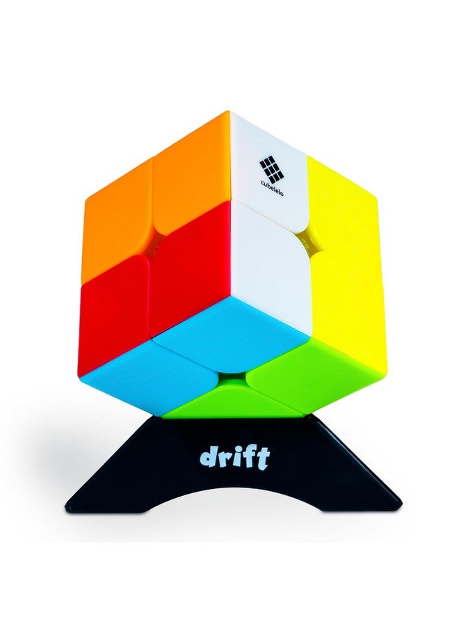 Cubelelo Drift 2x2 Stickerless with Stand | High-Performance Speed Cube | Smooth Turning & Adjustable Tension | Durable & Reliable | Ideal for All Ages - Image 1