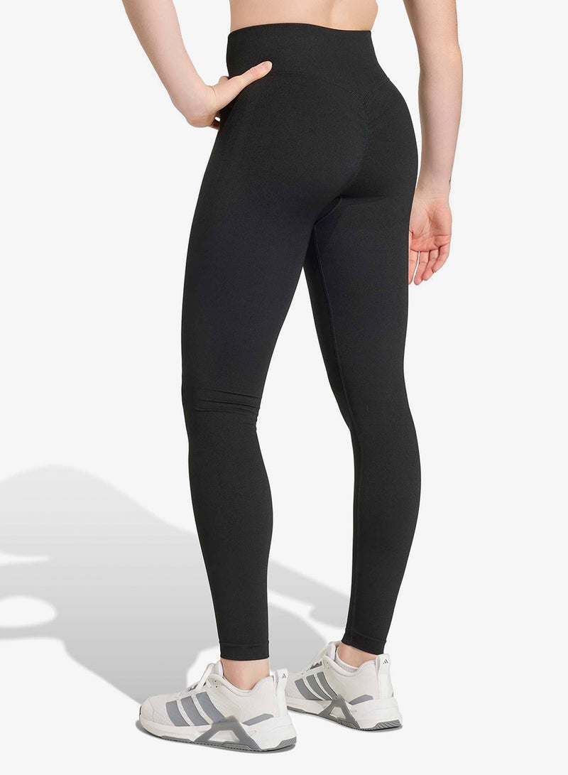 Adidas Workout Essentials Knit Scrunch 7/8 Leggings - Image 2