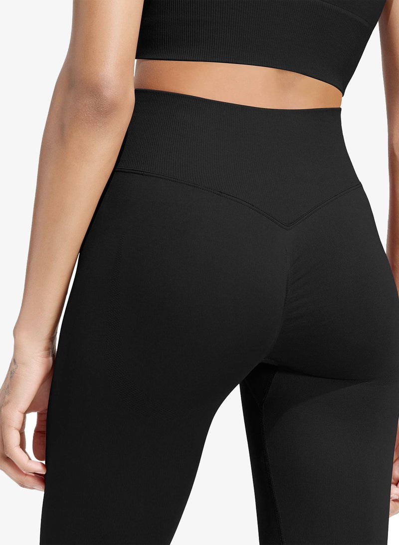 Adidas Workout Essentials Knit Scrunch 7/8 Leggings - Image 4