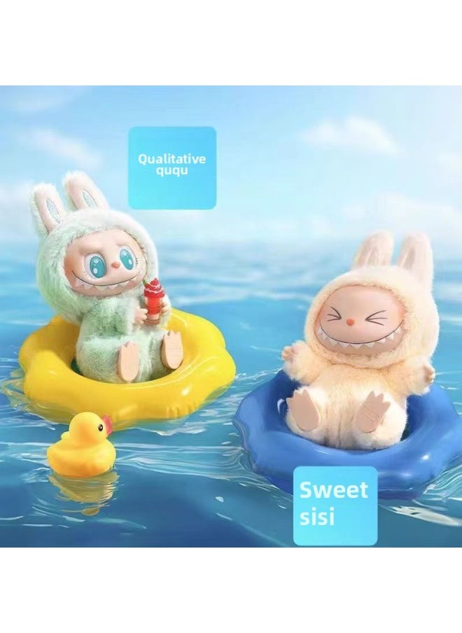 Labubu Blind Box Series Pendant Labubu Toy Sitting Cloth Plush Hand Party Vinyl Tide Play-Color:Grievance-Height:17cm  - Image 4