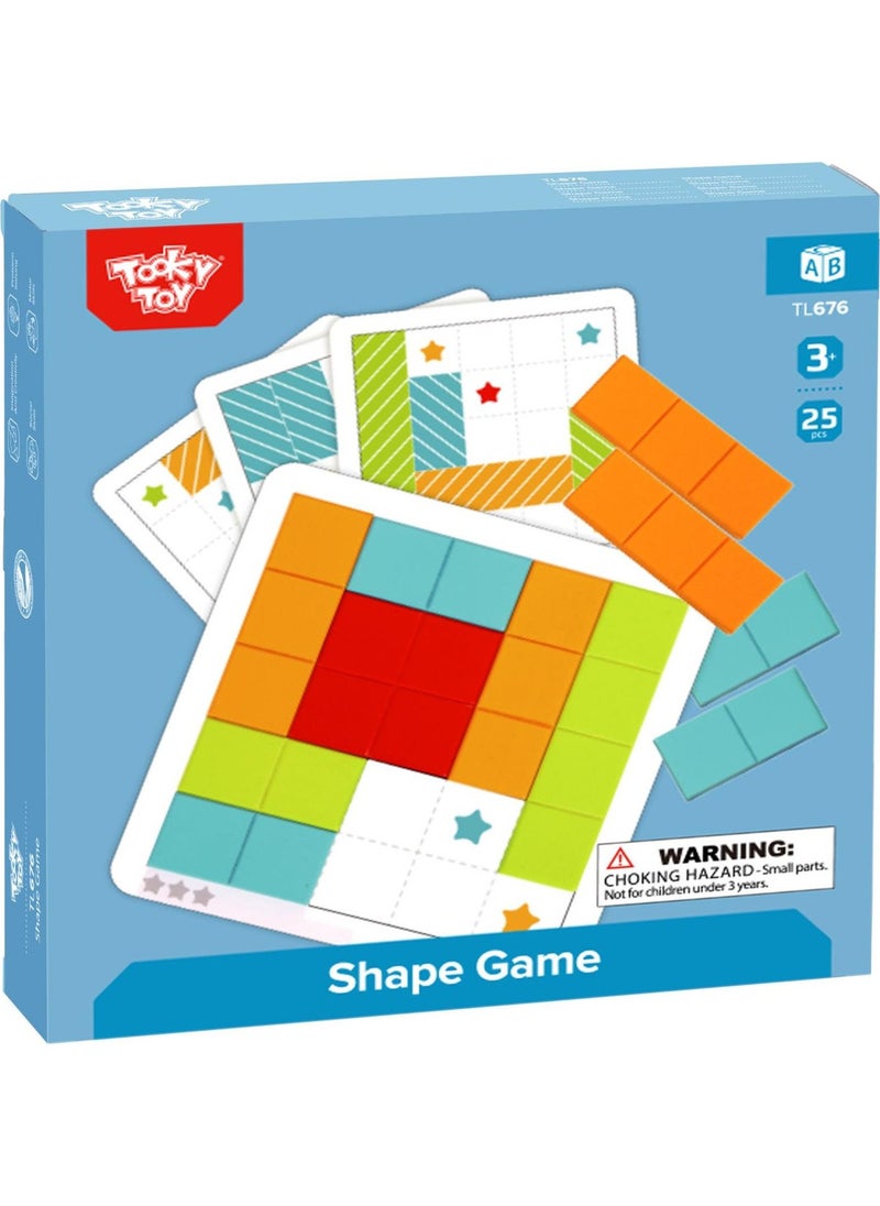 TOOKY TOY - Educational Tetris Game - Image 1