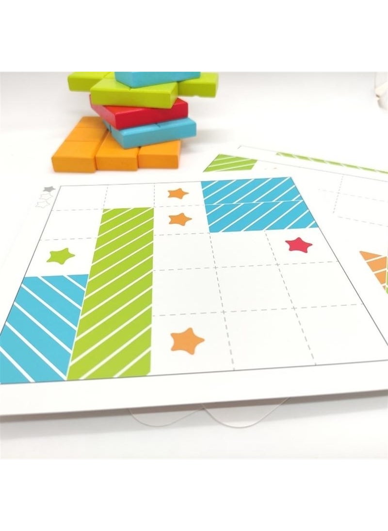 TOOKY TOY - Educational Tetris Game - Image 1