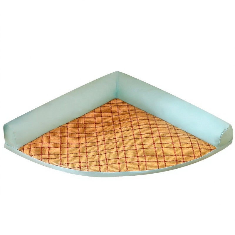 Pet Cooling Mat: 58*42*8Cm Blue - Scratch-Resistant Easy Clean Corner Mat for Small Pets Up To 3Kg - Image 1