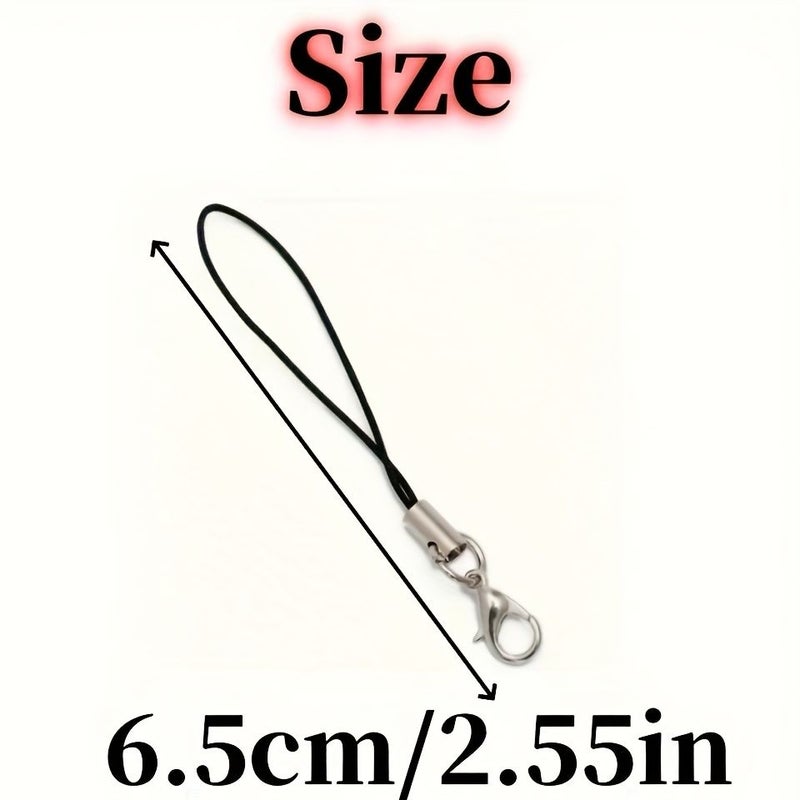 40pcs White Phone Lanyands Keychains Multi Functional Durable Straps For Backpack Accessories - Image 2