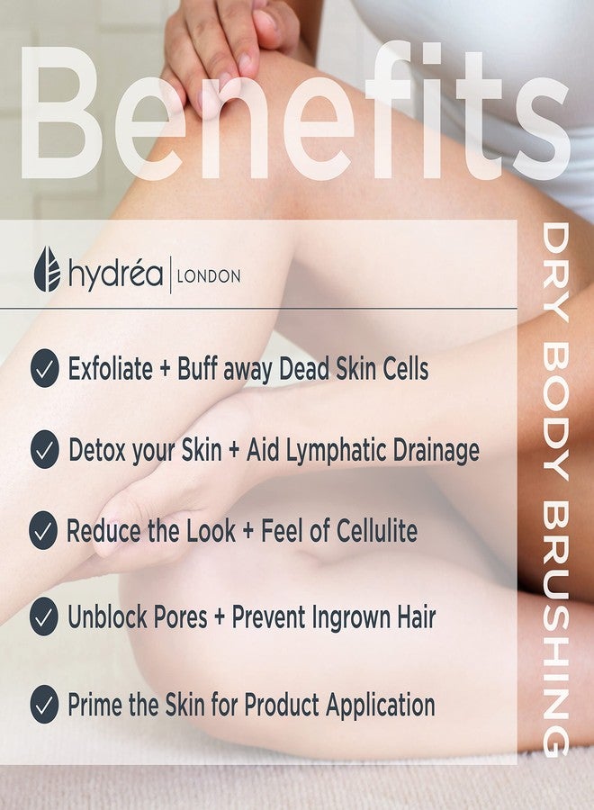 Hydrea London Hydréa London Professional Dry Skin Detox Body Brush with Extra Long Cactus Bristles - Image 5