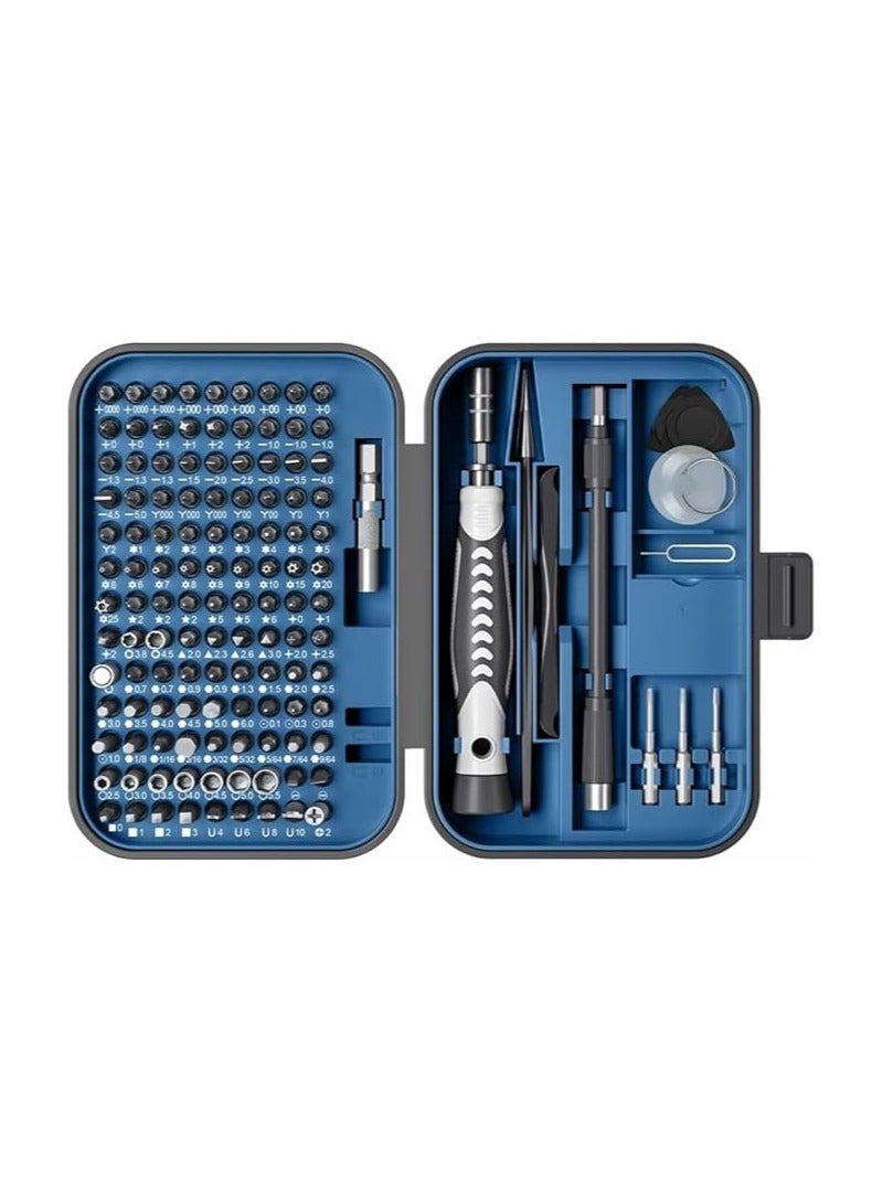 Cool Baby Style COOLBABY Precision Screwdriver Set New Version 130 in 1 Screwdriver Kit with 120 Screwdriver Bits Repair Tool Kit With Magnetizer For Smart Phone Household(Blue)  - Image 1
