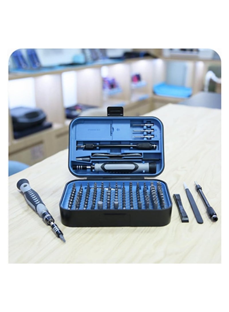 Cool Baby Style COOLBABY Precision Screwdriver Set New Version 130 in 1 Screwdriver Kit with 120 Screwdriver Bits Repair Tool Kit With Magnetizer For Smart Phone Household(Blue)  - Image 2