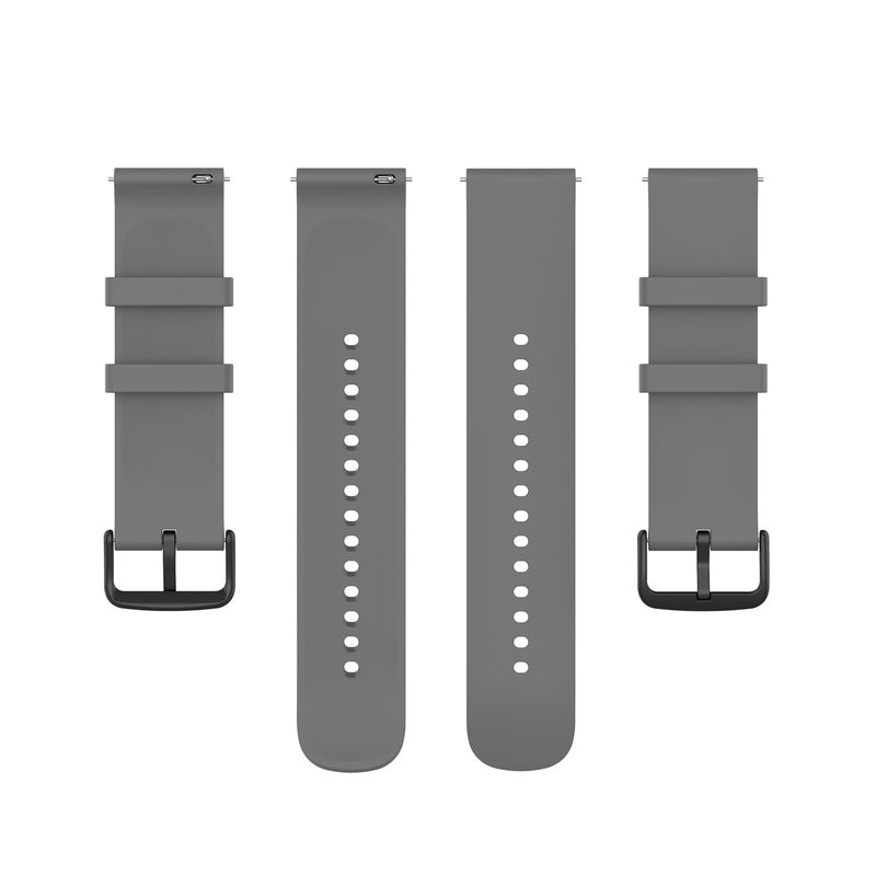 erorex For Samsung Galaxy Watch 5 Pro 45Mm 20Mm Round Tail Silicone Watch Band(Dark Grey) - Image 3