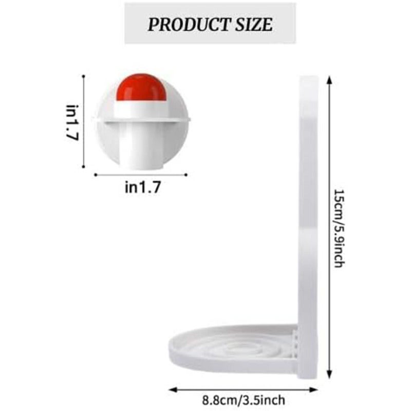 Laundry Detergent Cup Holder: White, 1.7 Inch Diameter, Spill-Proof Design, Securely Holds Containers - Streamlined Organization, Durable Plastic for Laundry Room Enthusiasts - Image 3