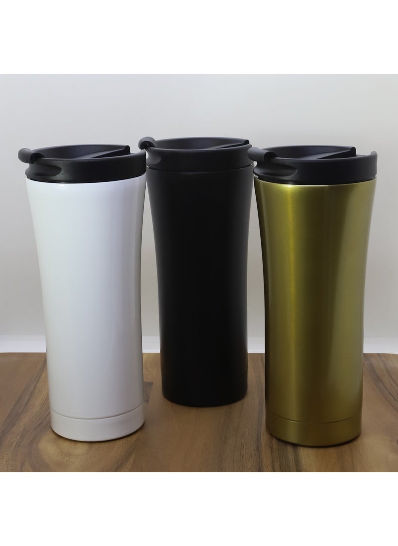 Ada Lazer Personalized Steel Mug Thermos - 450 ml and Ballpoint Pen  - Image 3