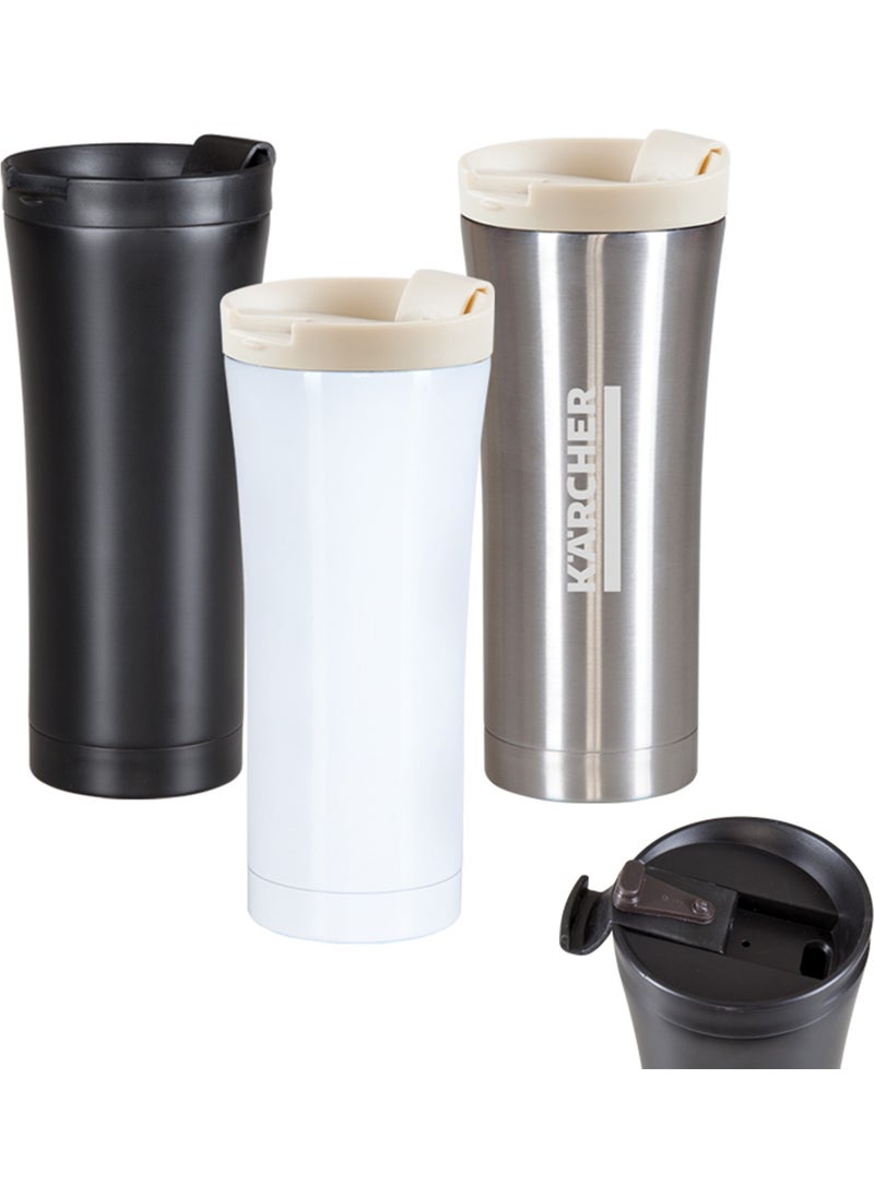 Ada Lazer Personalized Steel Mug Thermos - 450 ml and Ballpoint Pen  - Image 4