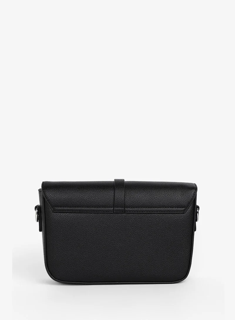 Haute Sauce  Women's The Hanging Buckle Sling Bag - Midnight Black for Women | Best Price UAE