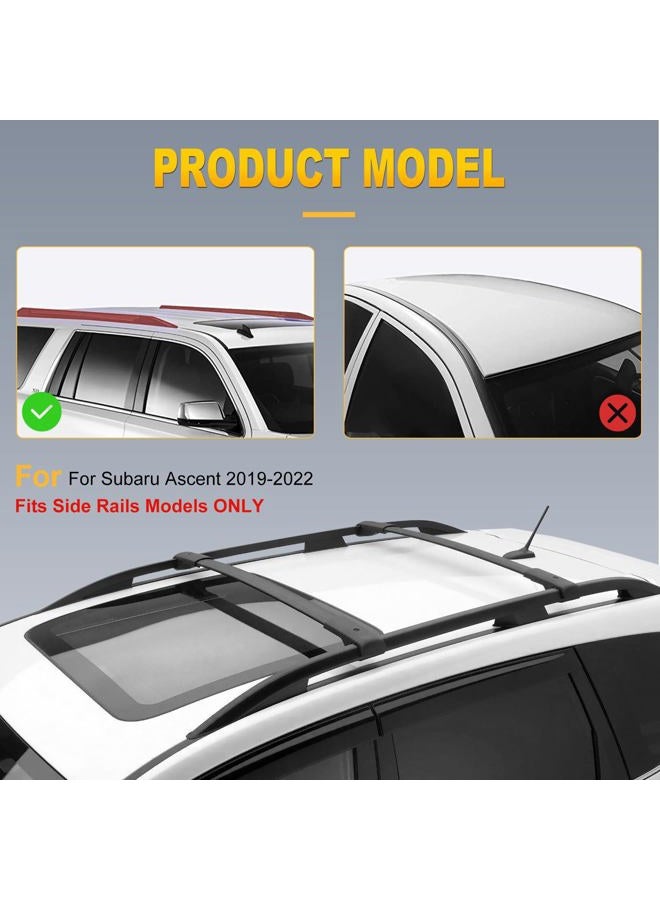 OCPTY Roof Rack Fit for Subaru Ascent 2019 2020 2021 2022 Luggage Racks Rooftop Cargo Carrier Bag Luggage Kayak Canoe Bike Snowboard - Image 3