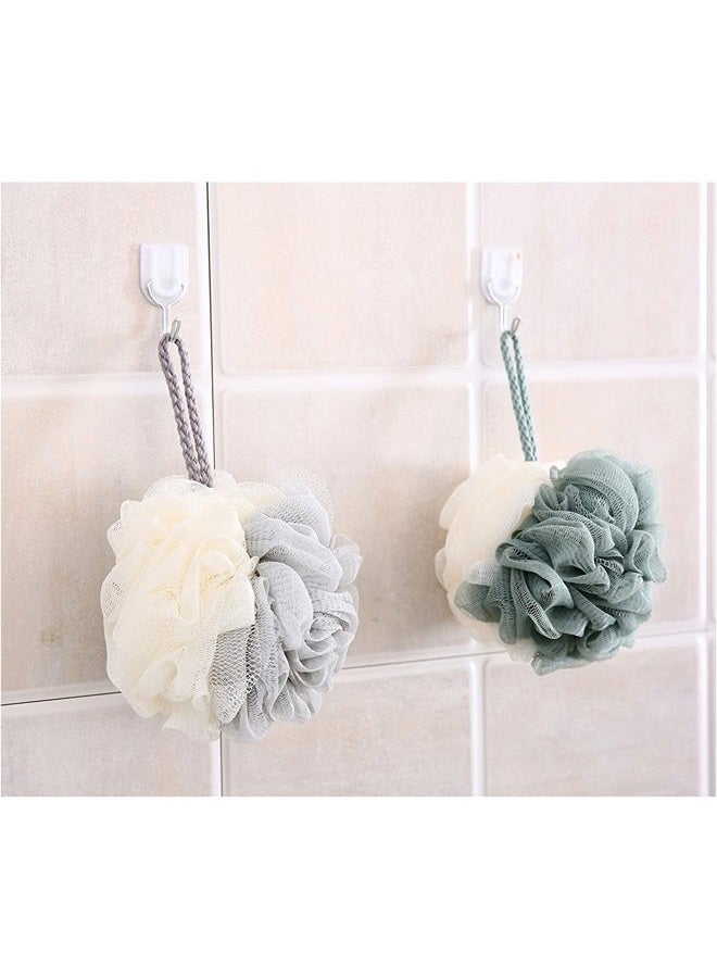 TCOTBE 4 Pack Loofah Bath Sponge Lace Mesh,Sponge Loofahs, Multi Color Bath Loofah Sponge Assortment for Silky Skin, Full Cleanse Lather Luxurious Bathing Accessories - Image 4