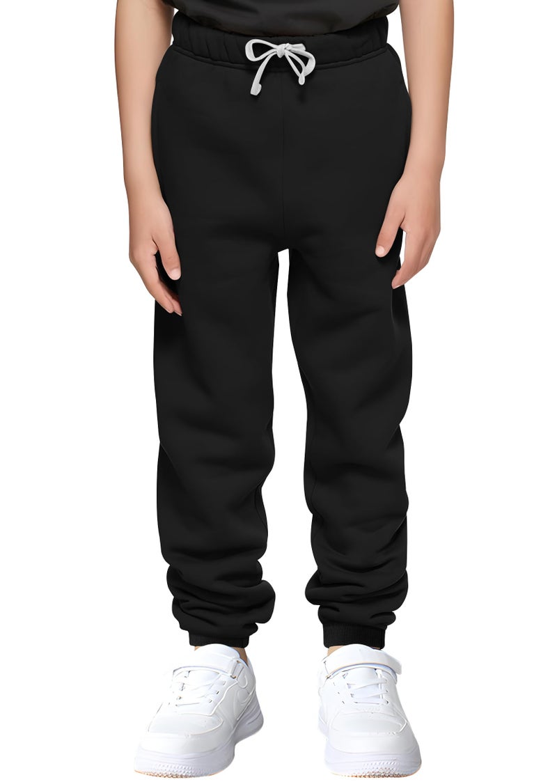 VOGRYE 3 Pack Boys Cotton Toddler Sweatpants Boys Joggers Pants with Pocket Drawstring for Kids 2T-6T - Image 2