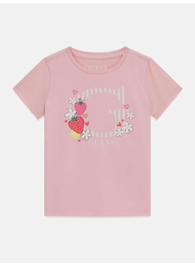 GUESS Infant Graphic Crew Neck T-Shirt - Image 5