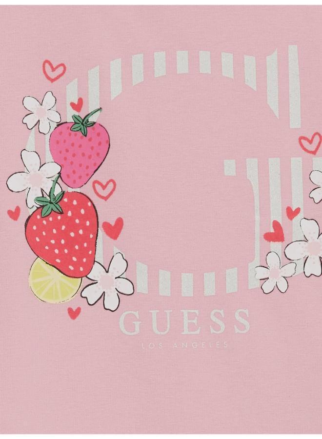GUESS Infant Graphic Crew Neck T-Shirt - Image 4