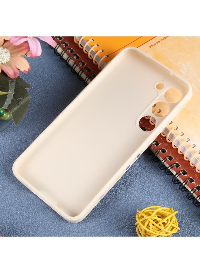 S-TOP Case For Samsung Galaxy A73 5G Milk Tea Astronaut Pattern Liquid Silicone Phone Case - Image 3