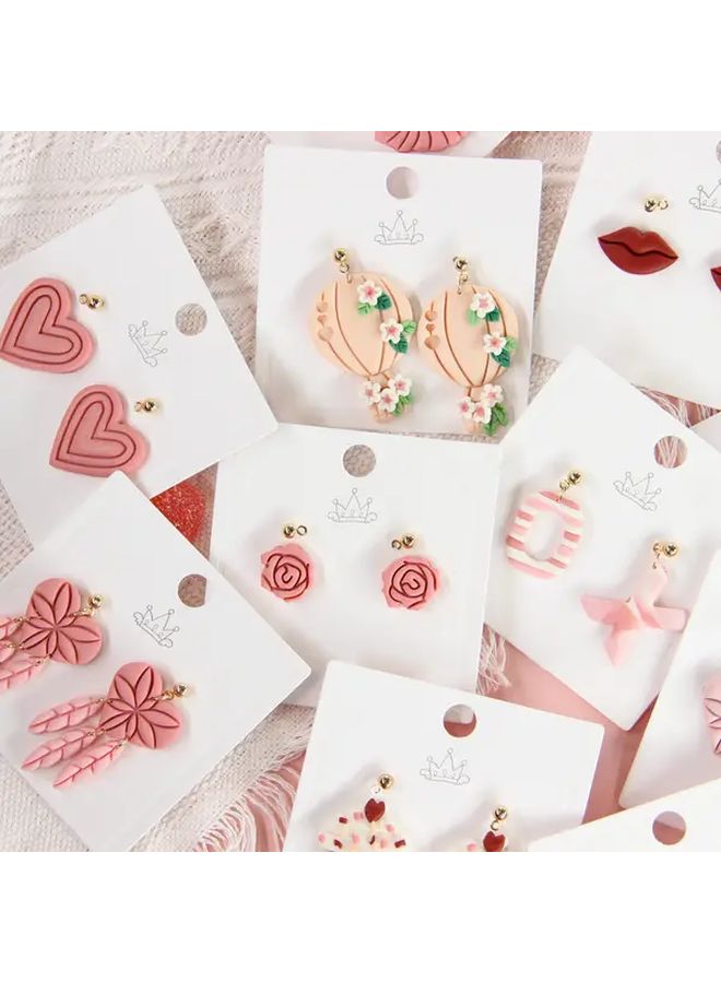 Polymer Clay Cutters 10pcs Hearts Birds for Valentines Earrings Jewelry - Image 4