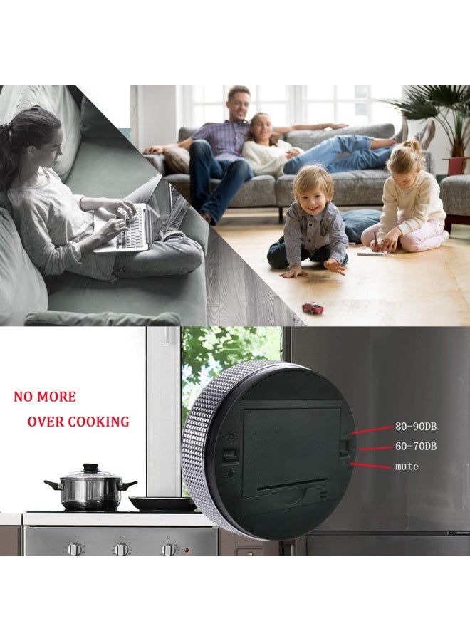 Digital Kitchen Timer Large Magnetic Led Countdown Timer With Constant Light Function For Classrooms 3-Level Volume Quiet Egg Timer For Children And The Elderly  - Image 5